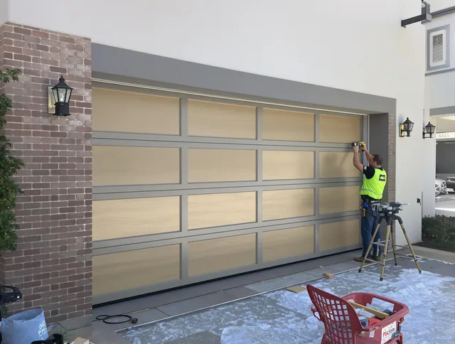Garage door replacement service by Plainville Garage Door Repair in Plainville
