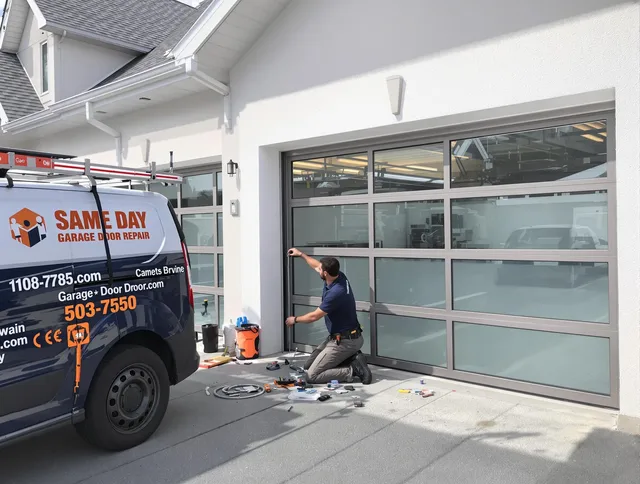 Same-day garage door repair service by Plainville Garage Door Repair in Plainville